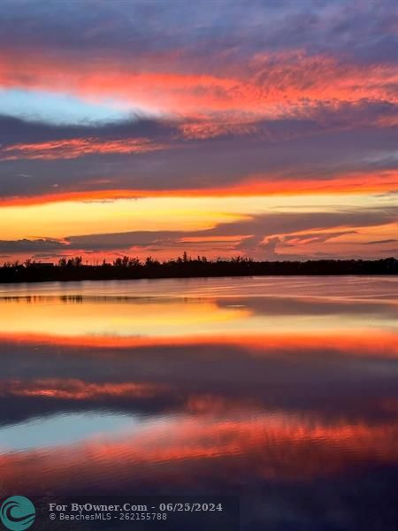 Spectacular sunsets across the lake !