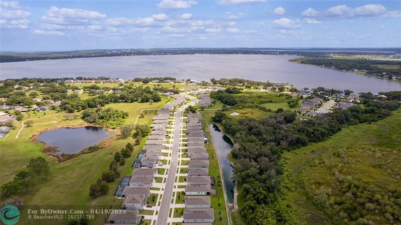 Aerial - lake view