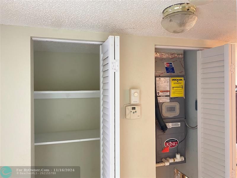 Storage & Mechanical Closets