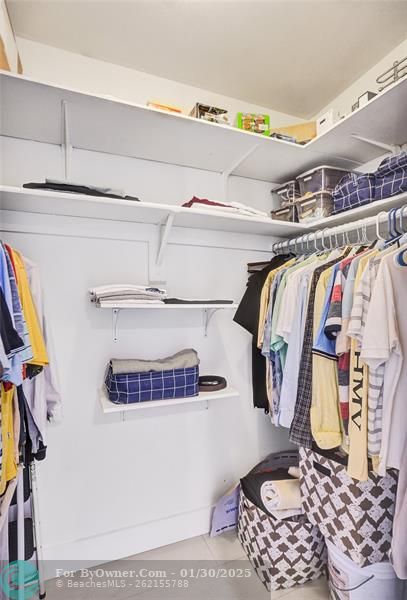 Walk-in Closet #1 in Primary Bedroom