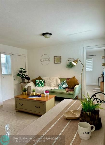 Guest house living/dining area