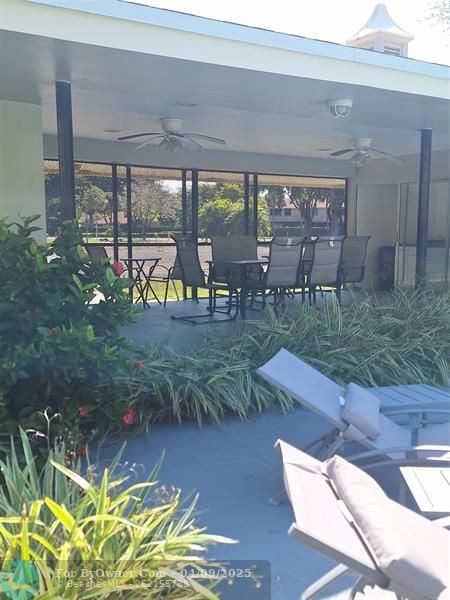 Pool Sitting area