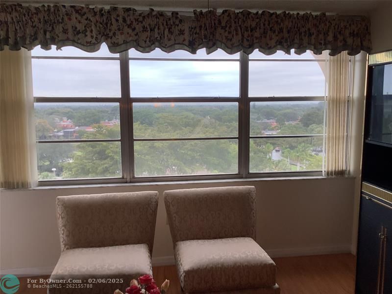 from living area