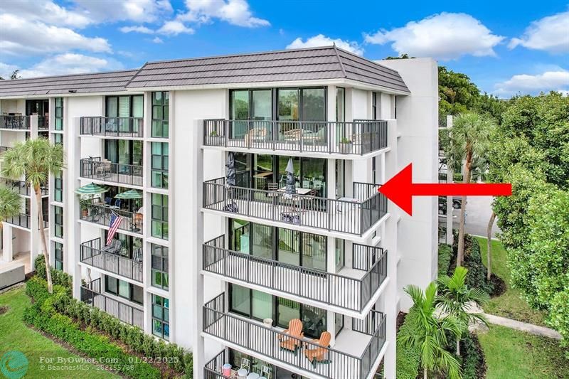 Covered Corner Wraparound Balcony