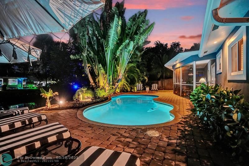Swimming Pool at twilight