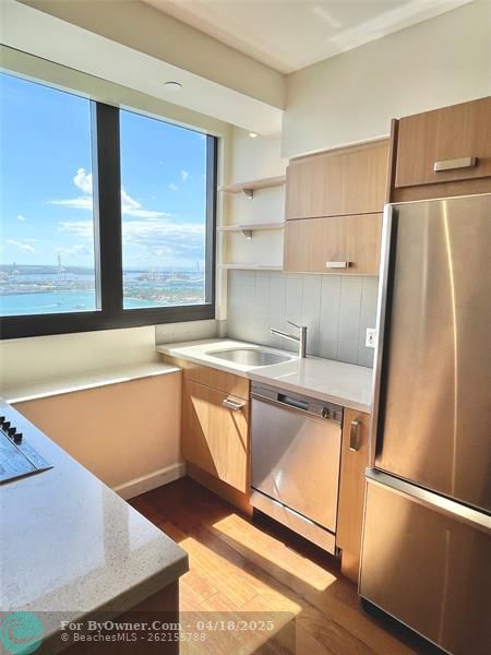 Custom Kitchen with Bay/Ocean views