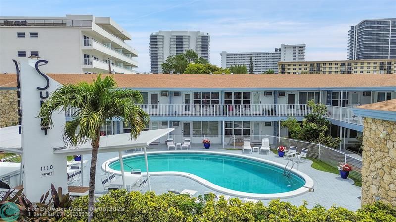 Your Unit is Poolside on the 2nd Floor in this Charming Boutique Cooperative Community with Amenities which includes Community Pool (heated if and when needed), BBQ, Poolside Canopy, Cabana Bathroom, Shuffleboard and 2 Laundry Rooms (.50 Cents Each, YES you read that correctly .50 Cents Each). Your Unit also Includes 1 Assigned Parking Space and 1 Assigned Storage Closet.