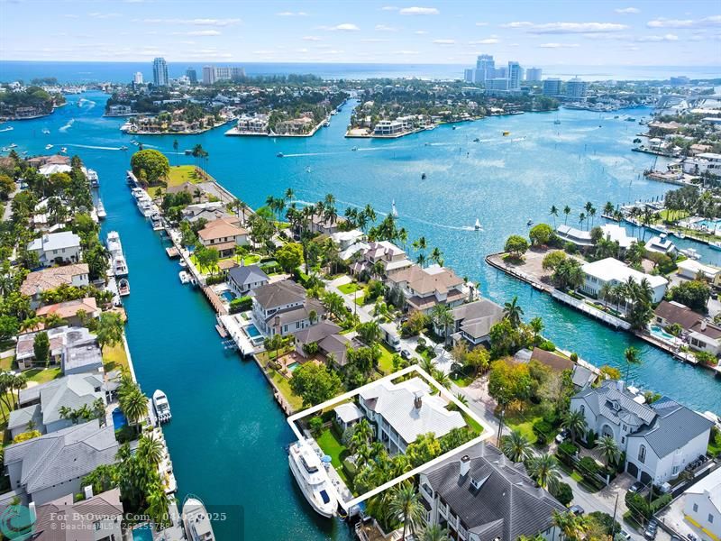 Stunning view of the waterway in the Rio Vista neighborhood
