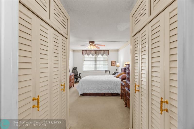 Lots of closets!