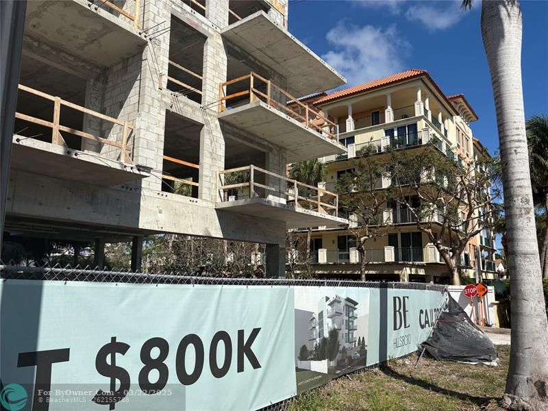 New construction in the back of the building 1/1 starting at 800k\'s