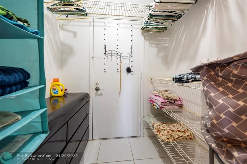master  bedroom closet