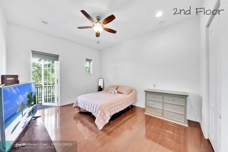 Primary Bedroom leading to Balcony