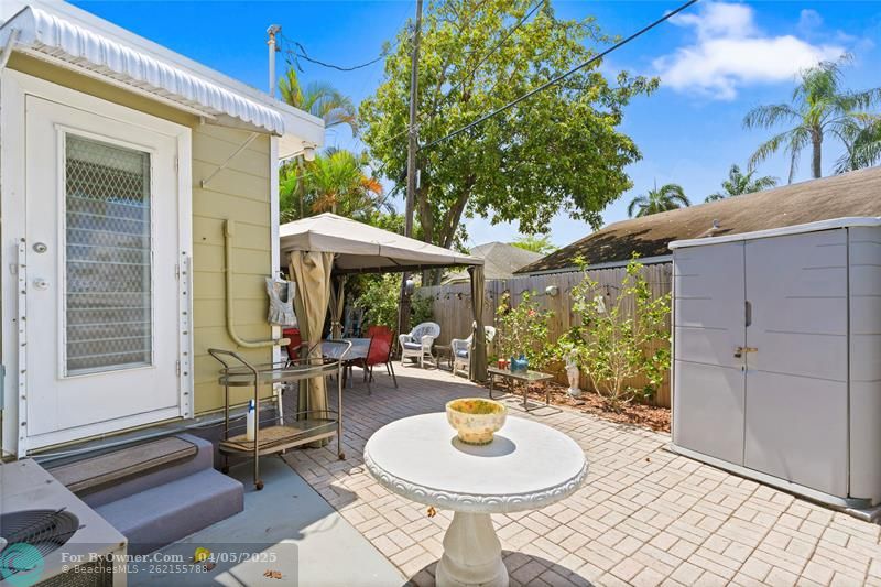 Additional backyard shed