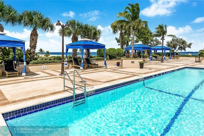 Heated Pool, Cabanas