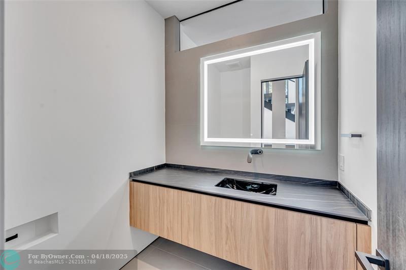 Main Level Half Bath w/Graff Faucet