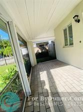 Screened in front porch