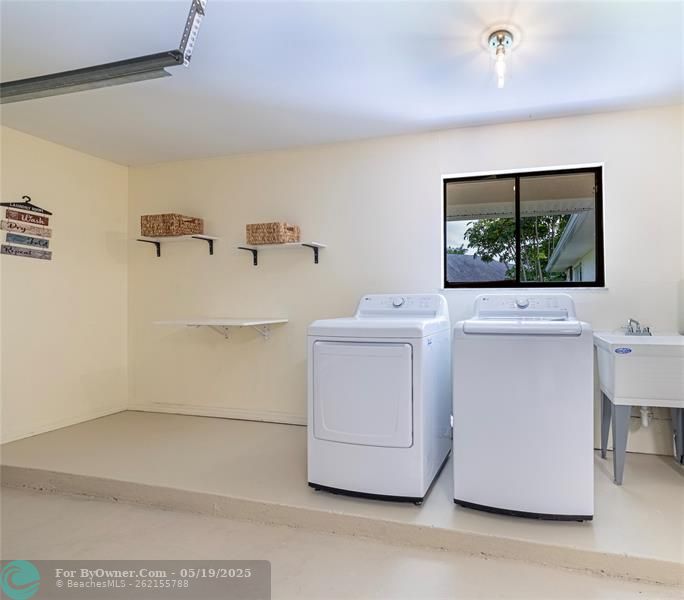 Laundry room area