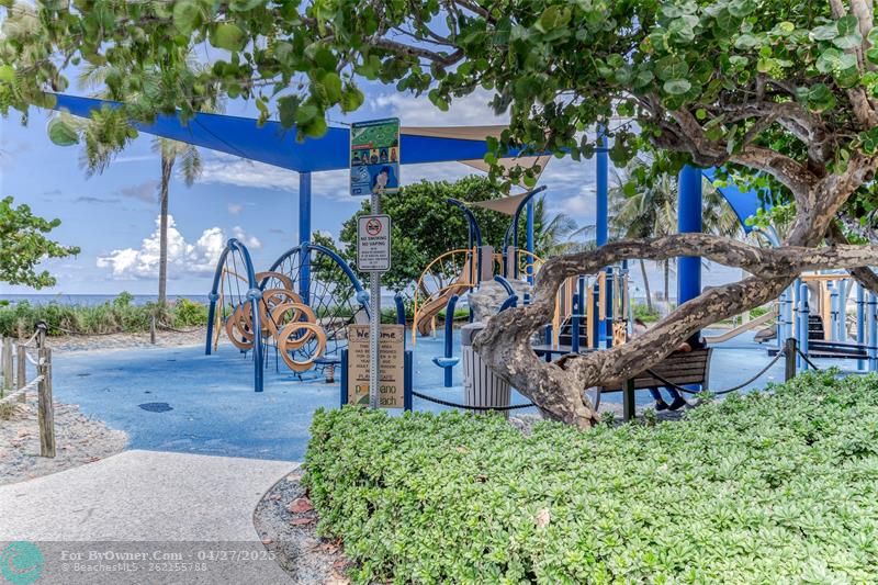 Fitness area at the Beach