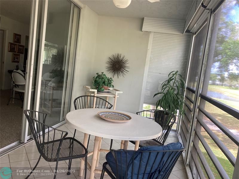 Your private patio for those intimate moments!