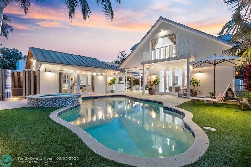 Outdoor Living and Heated Pool and Spa