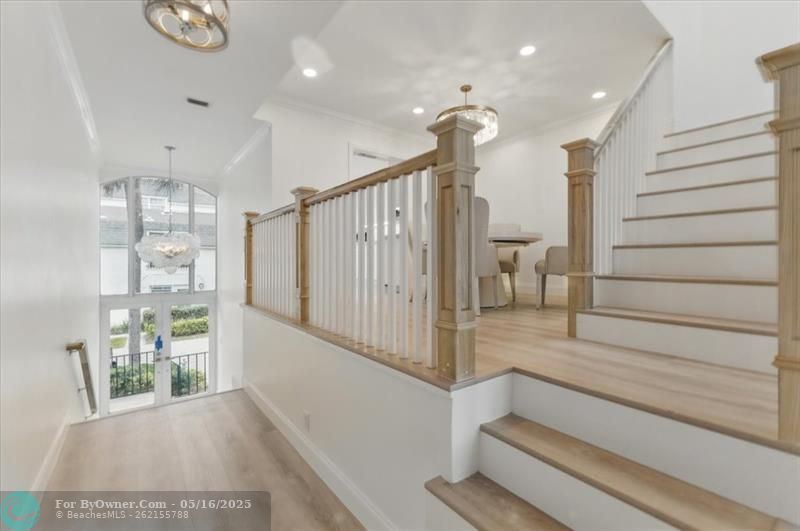 Grand Entry Foyer Has Double Height Ceiling