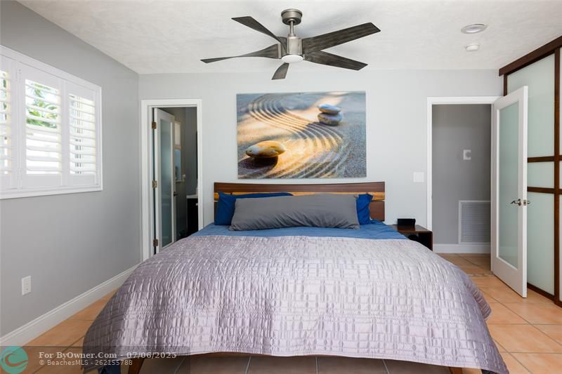 Plantation shutters throughout the home