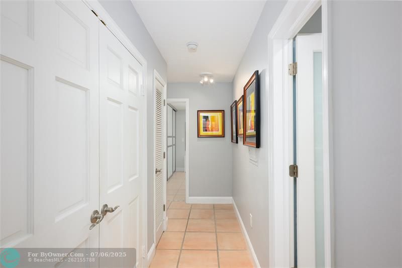 Tons of closet space throughout