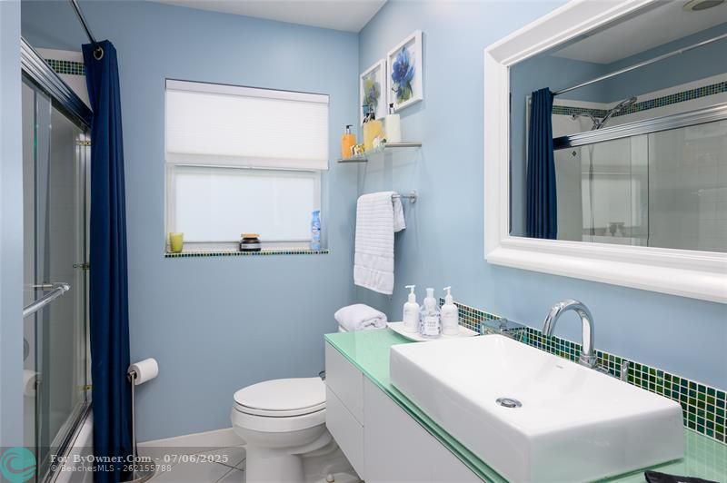 Modern guest bath