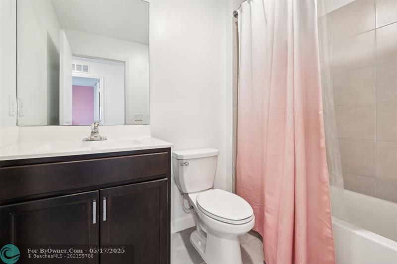 second full bathroom hallway second floor