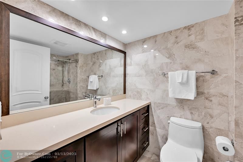 Full bathroom with shower