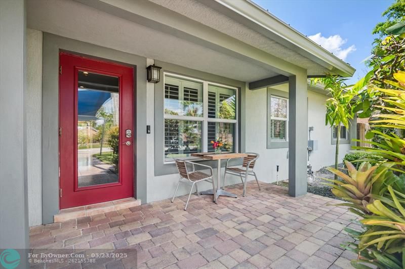 Front porch entry