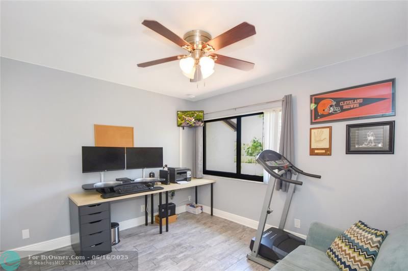 2nd BEDROOOM SET UP AS AN OFFICE/DEN
