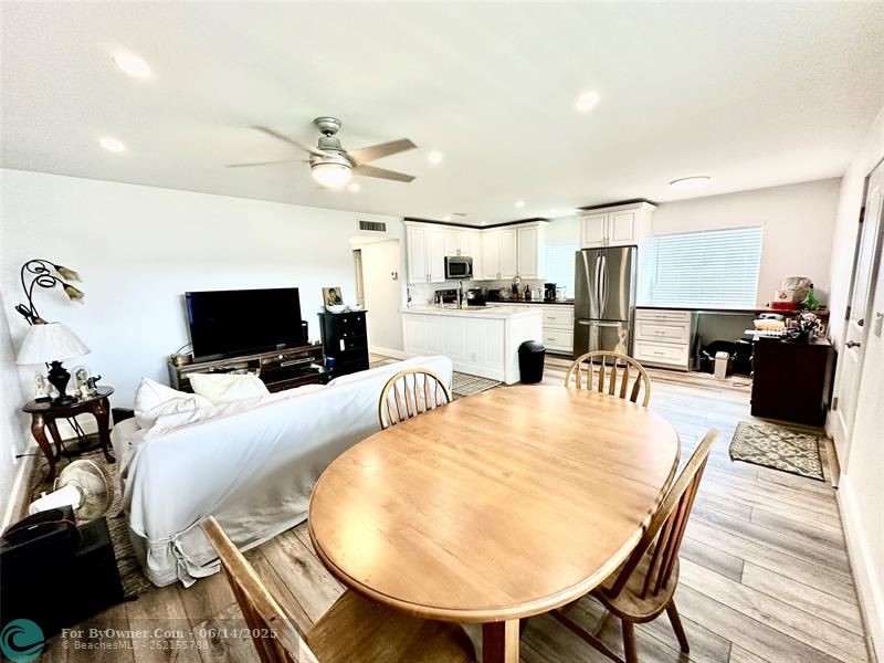 Living/Dining to Open Kitchen