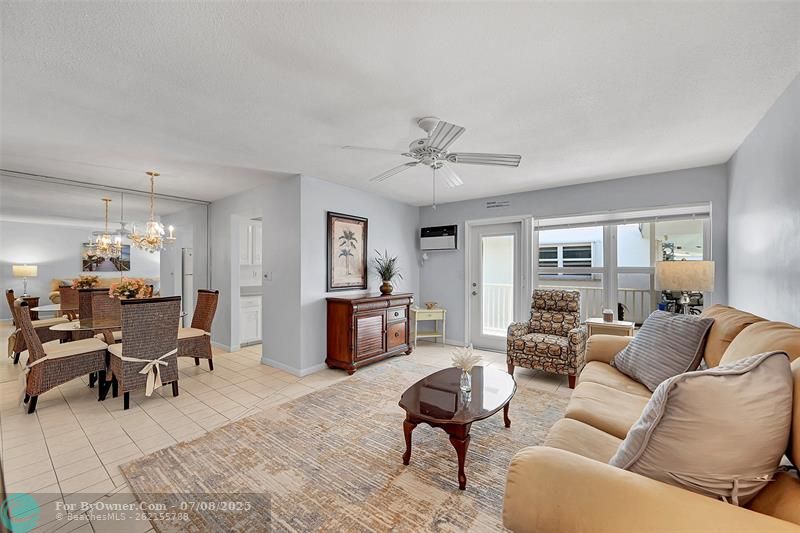 Your Living Room, Dining Area are Bright, Spacious and Great for Quiet Times or Entertaining! Being Sold Furnished, Turn-Key. Impact Windows & Doors also include Blinds and Retractable Screen Doors!