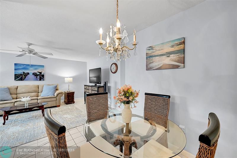 Dining Area and Living Room are Great Spaces for Great Conversation with Family, Friend\'s, Guests or Just Relaxing!