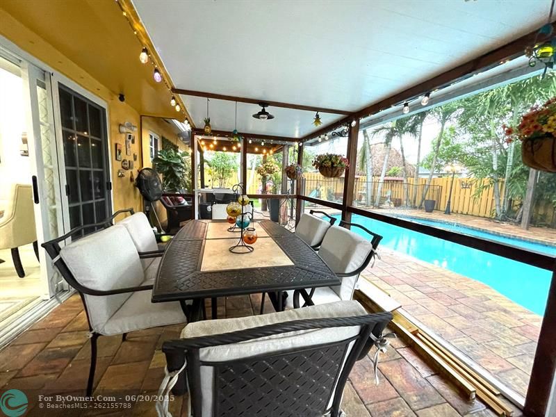 Screened porch