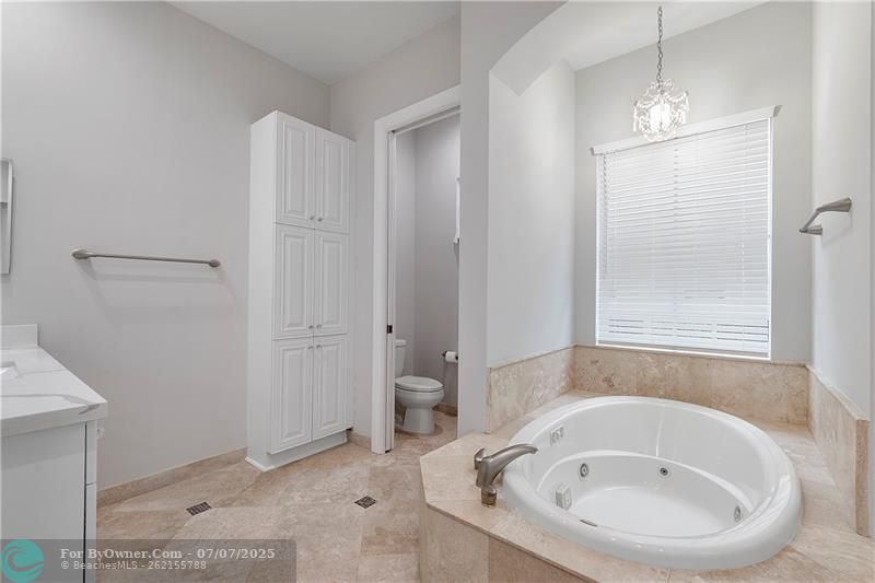 full view of Master bathroom