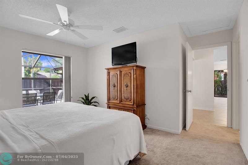 ANOTHER VIEW OF THE SECOND MASTER BEDROOM