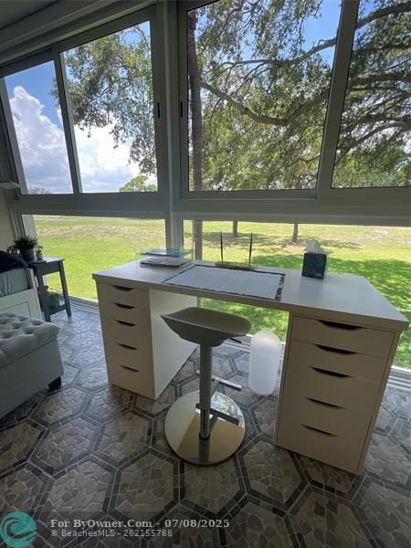Hurricane Impact Windows on Patio
