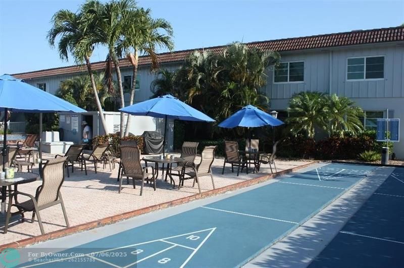 Shuffelboard court