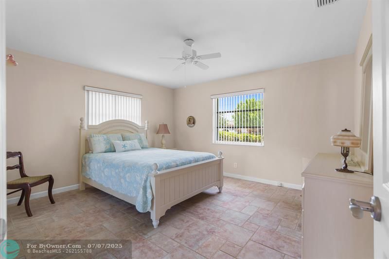 Bedroom 2 is generously sized