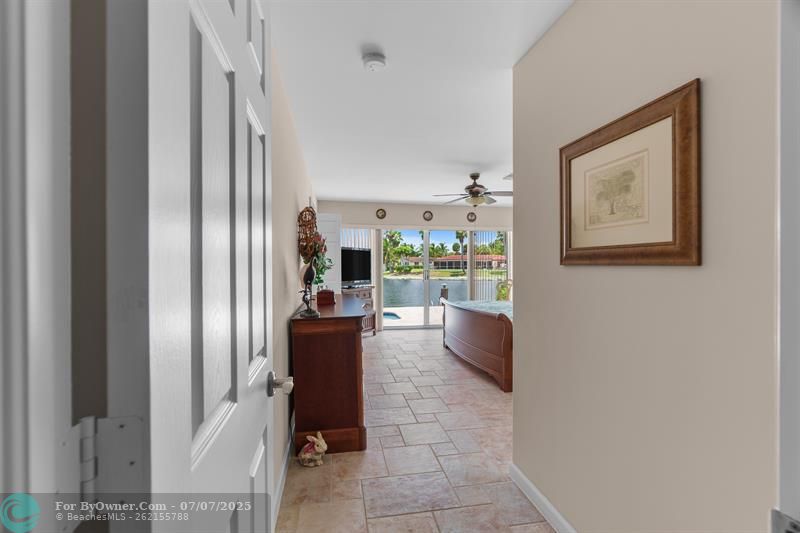 Hallway into entry level Primary Suite