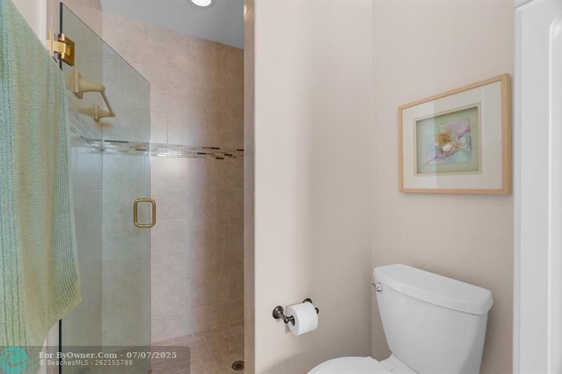 Shower Primary Suite First Floor