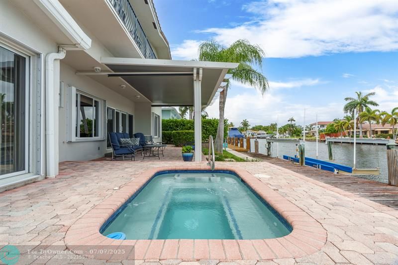 Enjoy a Jacuzzi just outside of your Primary Bedroom Suite