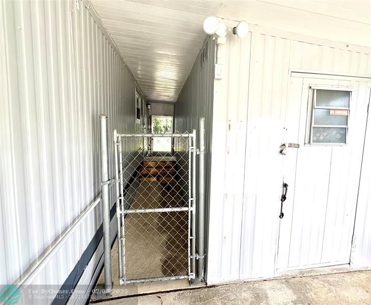 Conveniently fenced for pets
