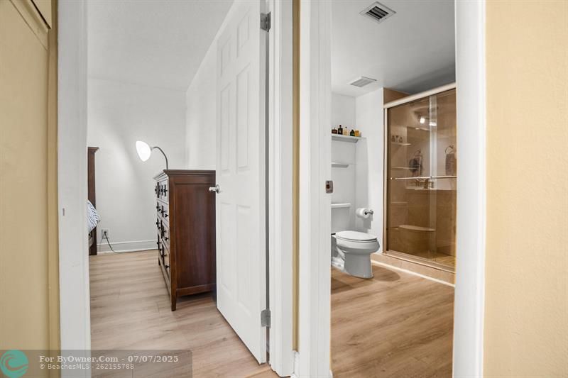 Walk way to 2nd Bedroom