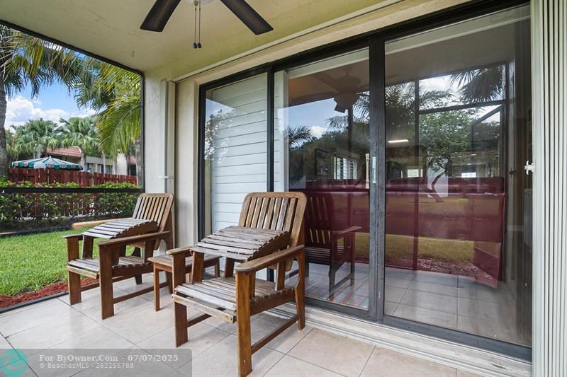 Covered/Screened in Back Porch